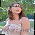 Looking diapered women