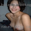 Naked girls caught